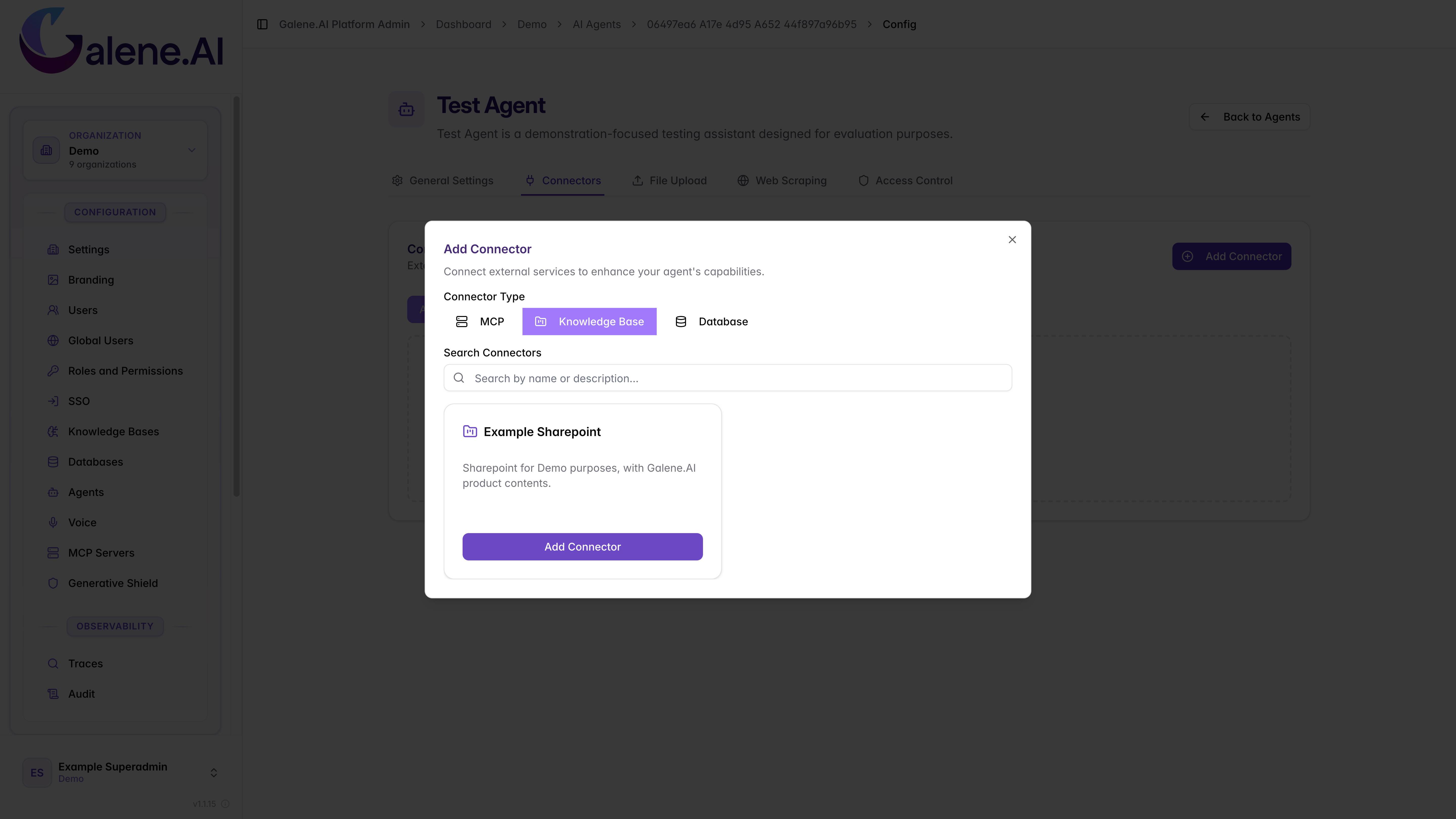 Agent KB Configuration