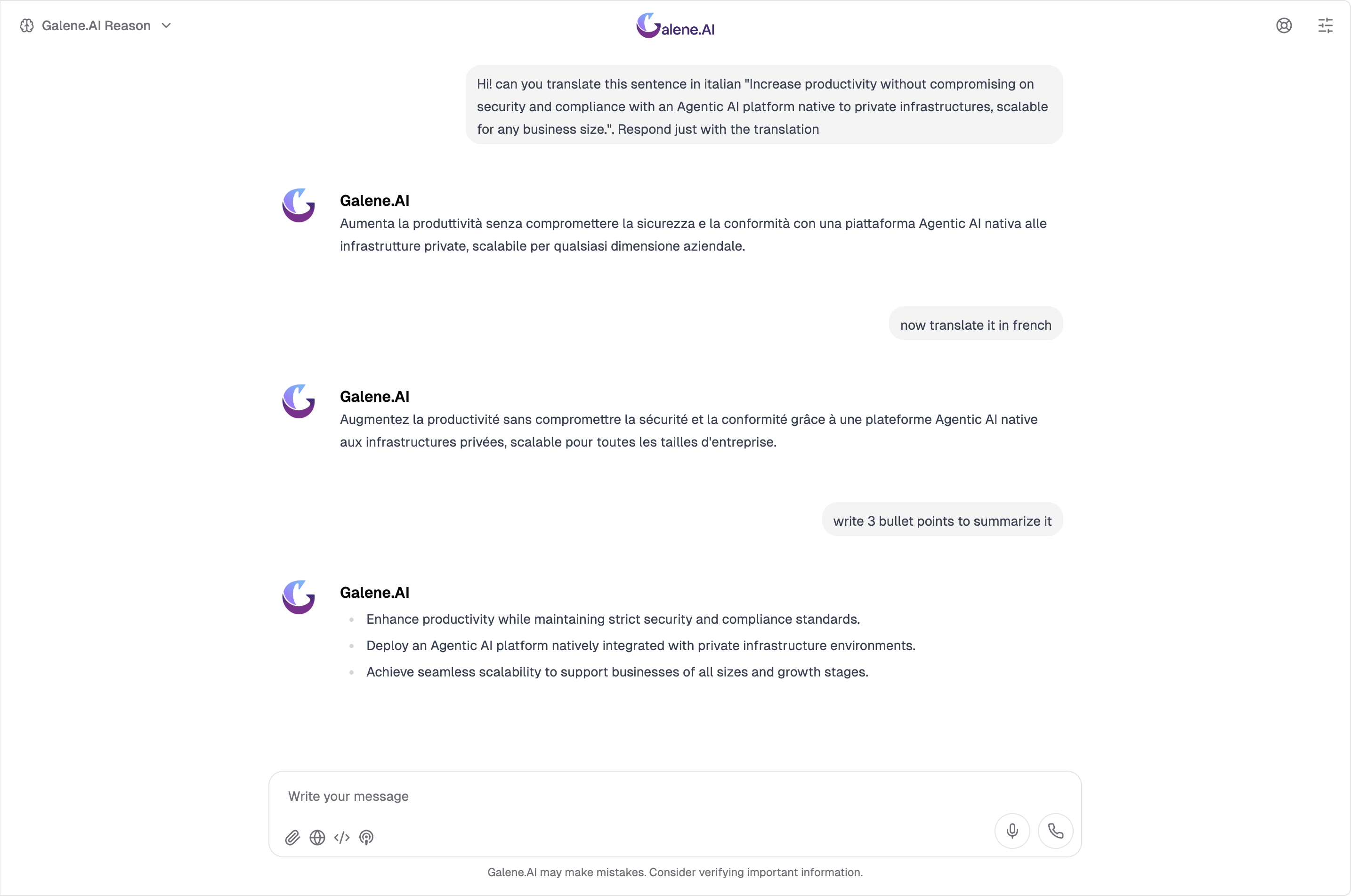 Message History highlighted