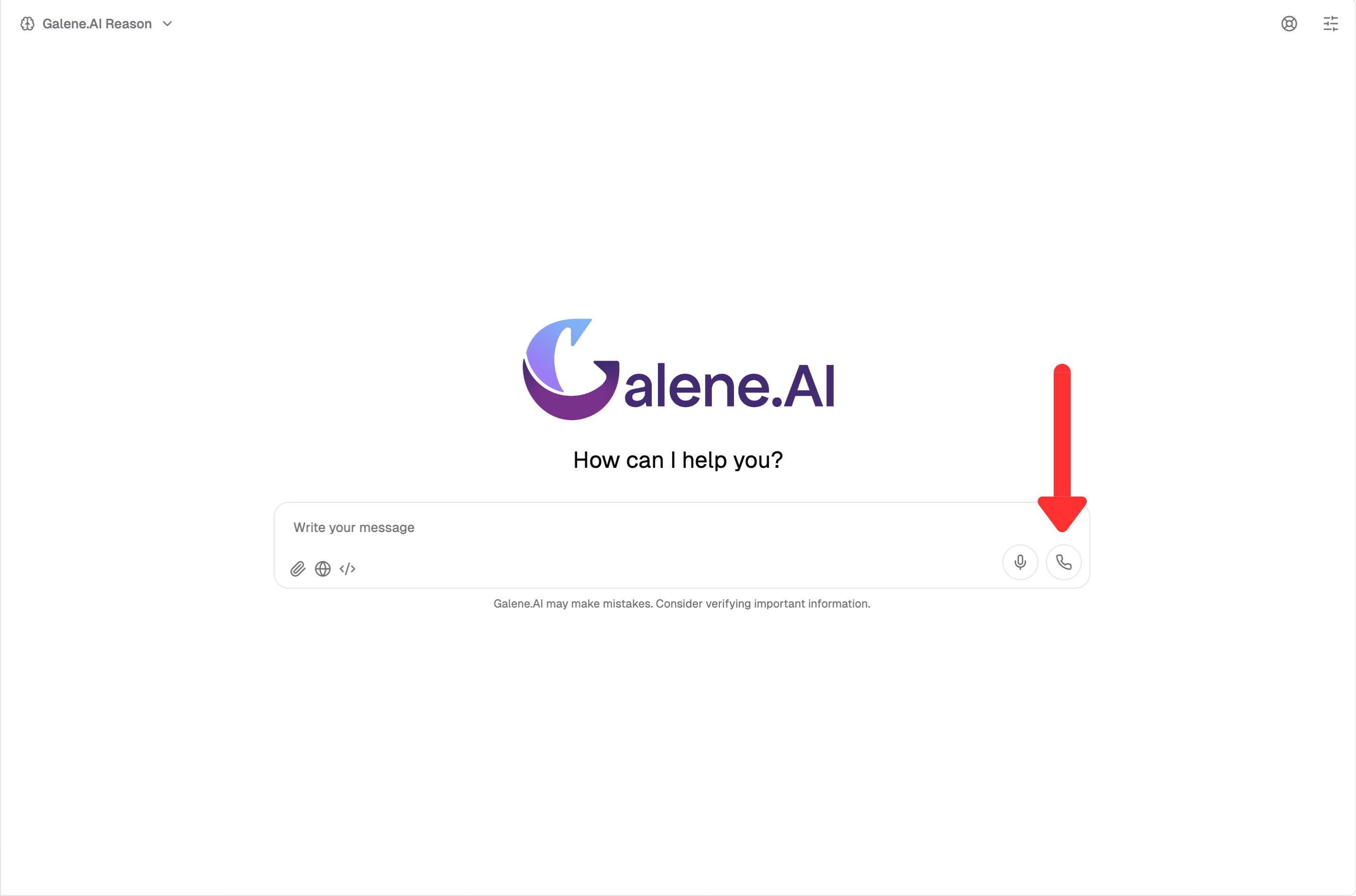 Voice Conversation highlighted